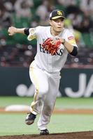 　８回途中無失点で９勝目を挙げた千賀