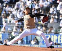 　対ロッテ最終戦に先発した伊藤（撮影・佐藤厚）