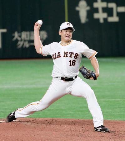 巨人の菅野投手「いい状態」ＣＳ初戦先発へ順調