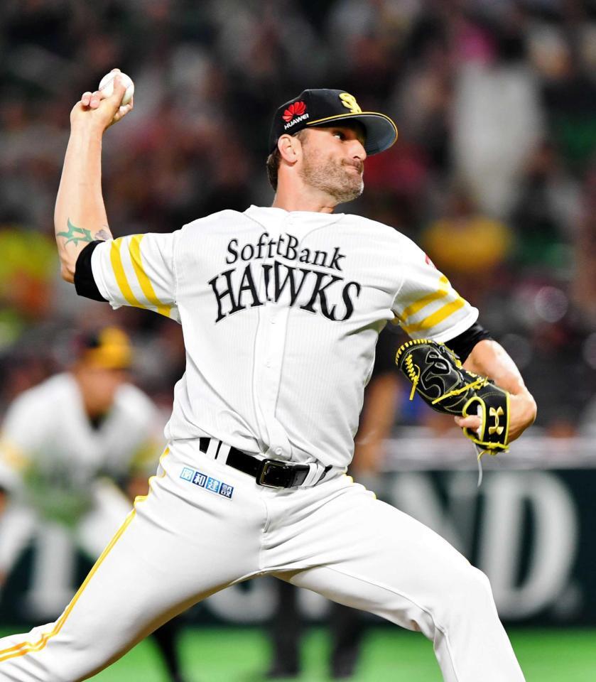 　引退を発表したサファテ