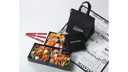 「千葉ロッテマリーンススヘシャルおせち２０２２」を期間延長で発売（球団提供）