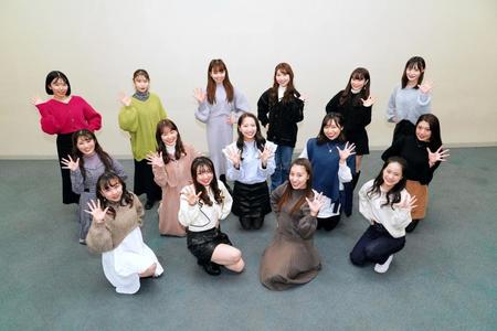 「チアドラゴンズ２０２２」に決まった１５人のメンバー