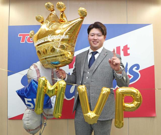 ヤクルト・村上 高卒野手5年目史上最高額 目指すは「3割、40本、100打点」