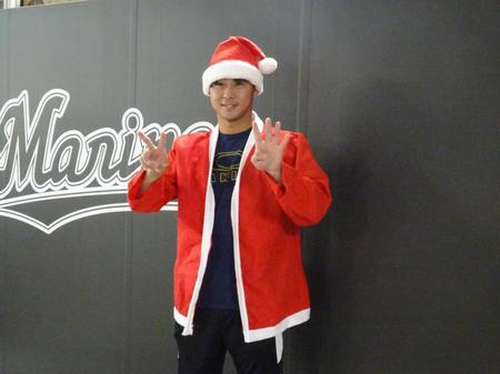 　２４日に２４歳の誕生日を控え、来季の活躍をと意気込む平沢