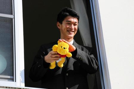 　プーさんのぬいぐるみを持って入寮したドラフト１位・吉野