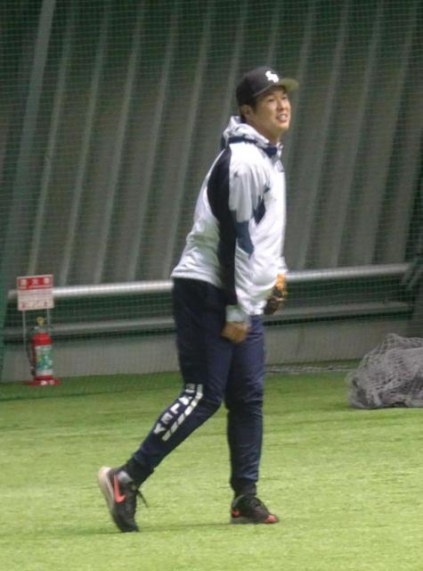 ロッテ・中村奨吾が自主トレ公開　オフは“終わり”キャンプへ「しっかり体を動かし」