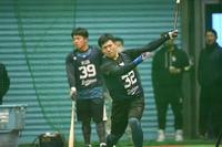 　新人合同自主トレに参加した福永（撮影・石井剣太郎）