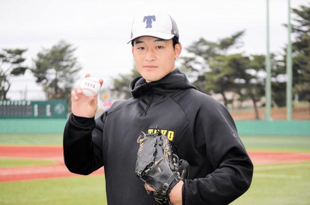 １５６キロ右腕の羽田野温生「目標はプロ入り」　東洋大がグラウンド開き