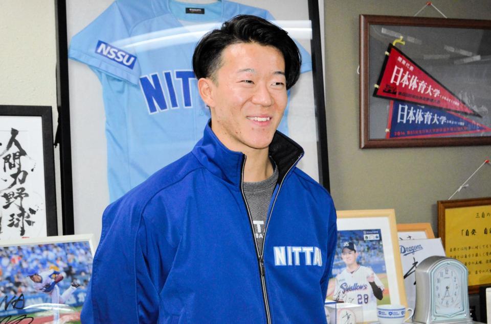 　ドラフト１位でのプロ入りを目指す日体大・矢沢宏太