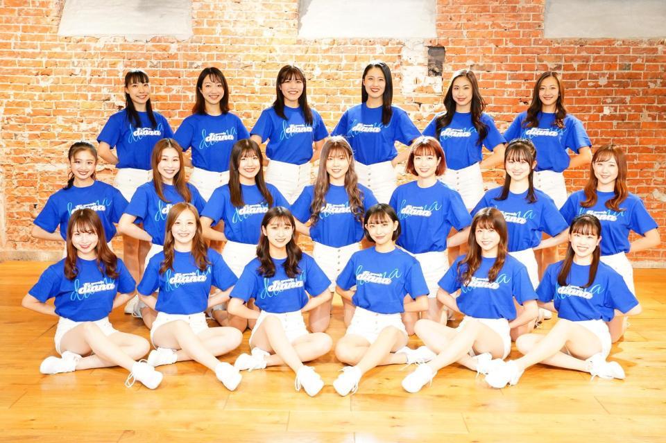 　オフィシャルパフォーマンスチーム「ｄｉａｎａ」２０２２年度メンバー決定＝球団提供