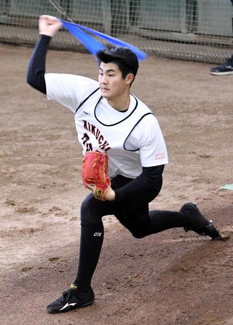 巨人育成6位・菊地の強じんな肉体 佐渡島出身初プロ野球選手 厳しい環境を力に変えて