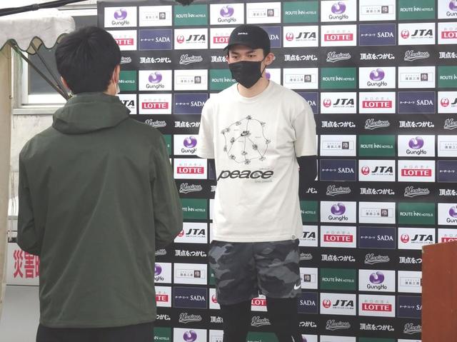 ロッテ・佐々木朗「いい準備ができるように頑張りたい」キャンプ前日に決意表明