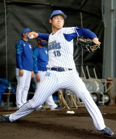 ＤｅＮＡ小園、絶賛の初ブルペンきれいな直球、理想は藤川