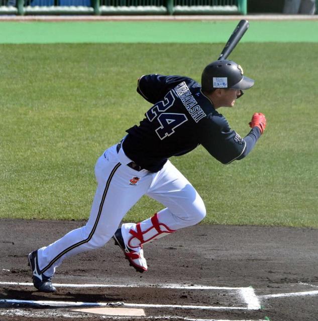 オリックス・紅林「３番・遊撃」で３打数２安打も「まだ長打が出てない」