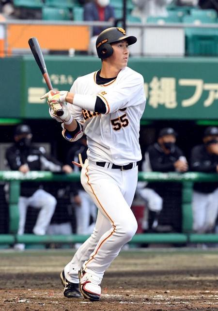 巨人　秋広が４安打と躍動　中山も２安打で実戦１２打数７安打とアピール継続