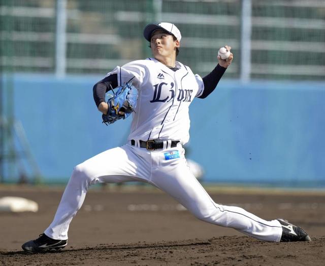 西武ドラ１隅田、納得２回０封３Ｋ　満塁のピンチ招くも連続三振に