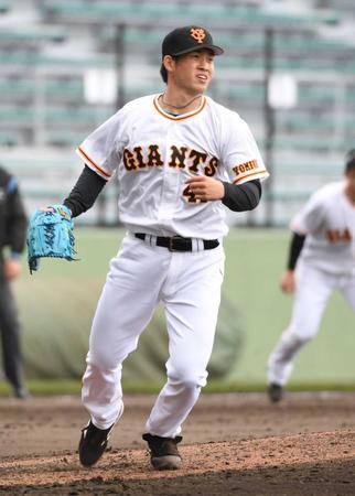 　５回、高橋は辰己に右前安打を打たれる（撮影・佐藤厚）