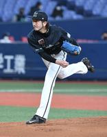 　先発し、３回８安打２失点だった石川（撮影・石井剣太郎）