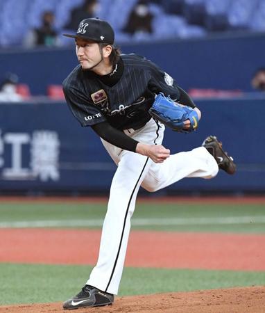 　先発し、３回８安打２失点だった石川