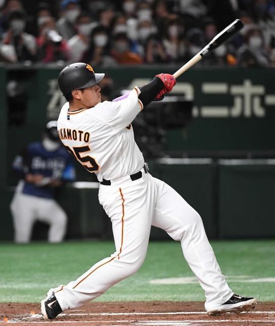 巨人・岡本　２戦連続バックスクリーン弾！好調維持「打ちにいった」