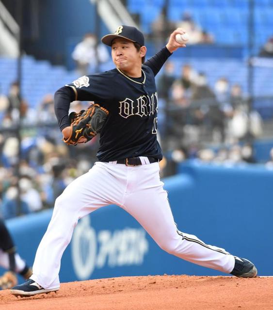 オリックス・宮城「思っていたよりいい感覚」直球、変化球ともに手応え　２回１失点