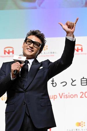 　ニッポンハムグループのコーポレートアンバサダーに就任した新庄剛志監督（提供写真）