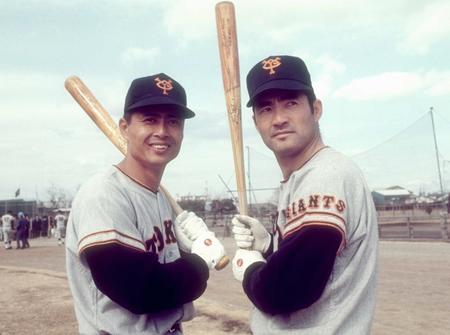 　王貞治（左）と長嶋茂雄＝１９７１年撮影