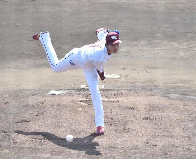 楽天・岸は６回２失点　石井監督も「セットでも良いボール」と評価