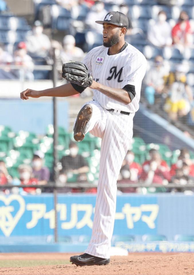 　３番手で登板したゲレーロ