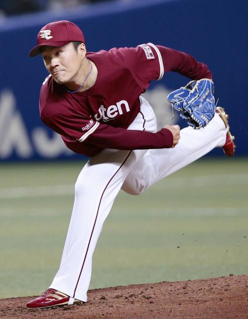 楽天・則本　七回途中５安打１失点　本拠地で地震「皆さんに元気与えられたら」