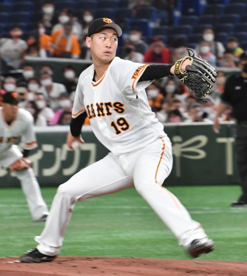 巨人・山崎伊織が四回途中6失点で無念の降板 開幕ローテ入りへ不安