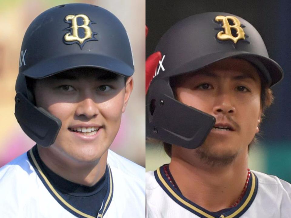 　オリックス・野口（左）と小田
