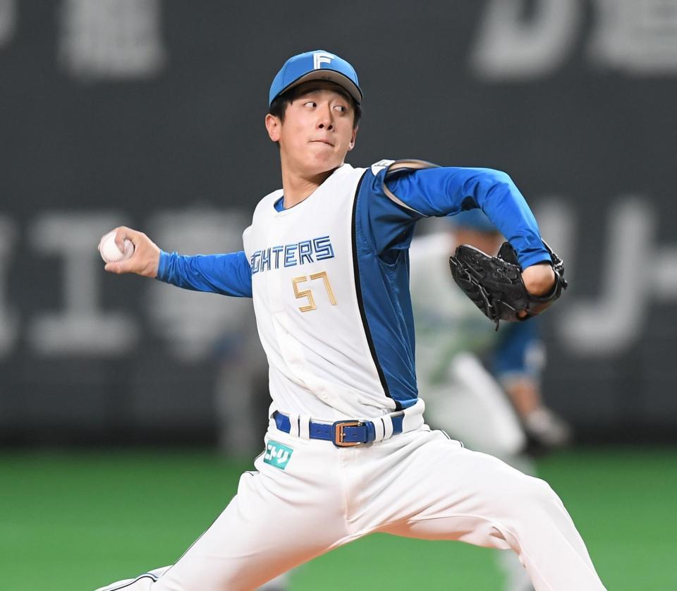 　開幕投手に決まった日本ハム・北山＝２０日