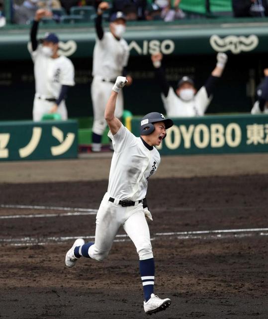 国学院久我山が五回に逆転　下川辺が星稜・マーガードから２ラン