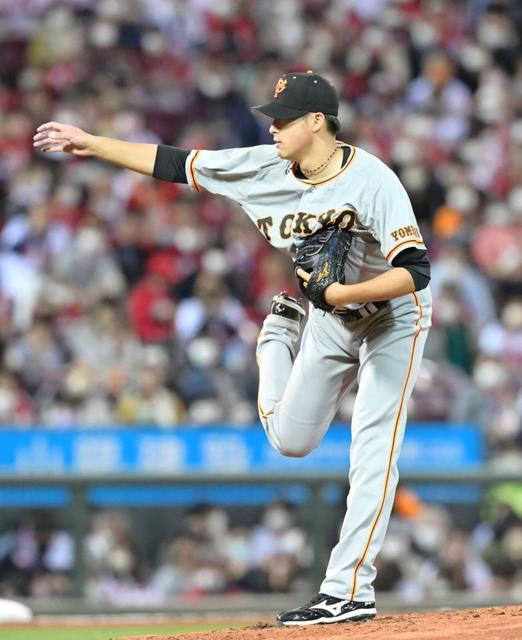 巨人堀田　球団史上初の高卒ドラ１初登板初先発からの２連勝ならず　４回４失点降板