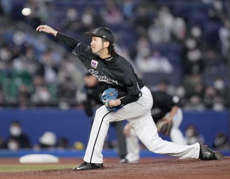 ロ５-０オ（８日）ロッテ・石川が開幕２連勝