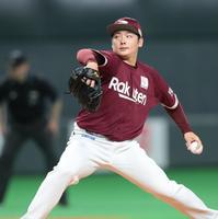 ９回、登板した楽天・松井裕樹＝札幌ドーム（撮影・中島達哉）