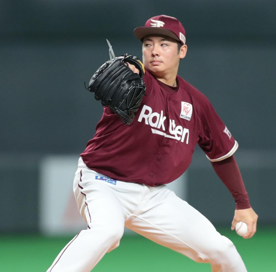 　１０回、登板した松井裕（撮影・中島達哉）