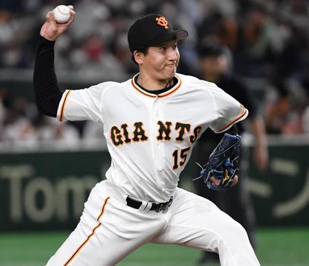 　力投する大勢（撮影・棚橋慶太）