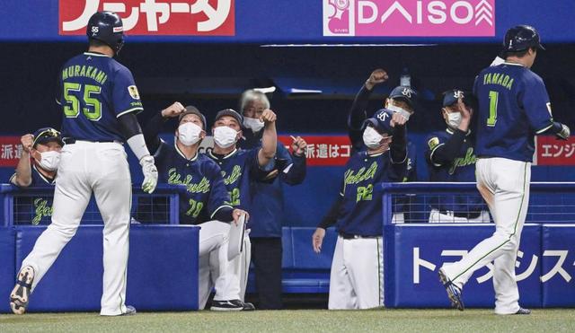 ヤクルト打線が難敵の大野雄をＫＯ　５番・塩見で点火