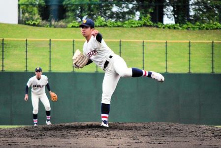 　今大会初登板し１回無安打無失点だった浦和学院の宮城