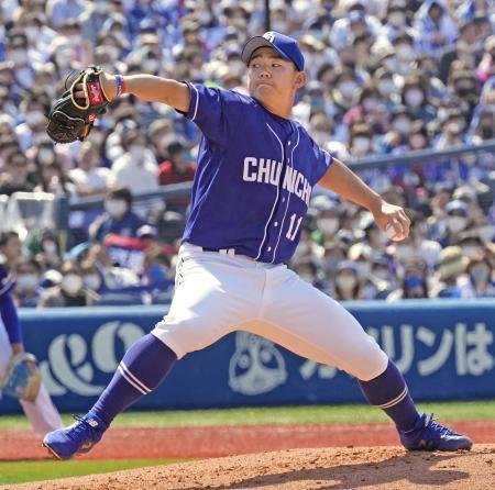 Ｄ３-７中（３日）中日３連勝、小笠原が初勝利