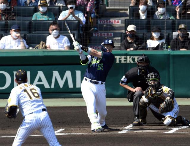 ヤクルト・村上「強引にいかないように」逆方向へ先制の７号２ラン　先発の小川を援護