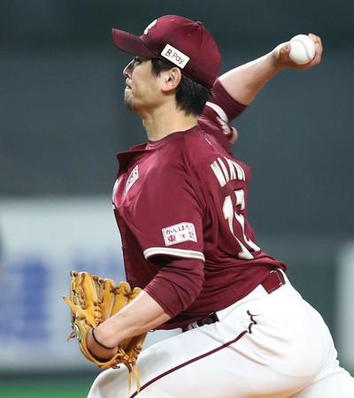 　先発の涌井（撮影・中島達哉）