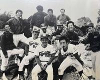 　７９年、日本ハムの名護キャンプ１年目は高橋一三、高橋直樹、村上雅則、佐伯和司ら主力投手陣が参加した（小嶋氏提供）