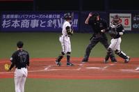 　３回、宗は三振に倒れる（撮影・坂部計介）