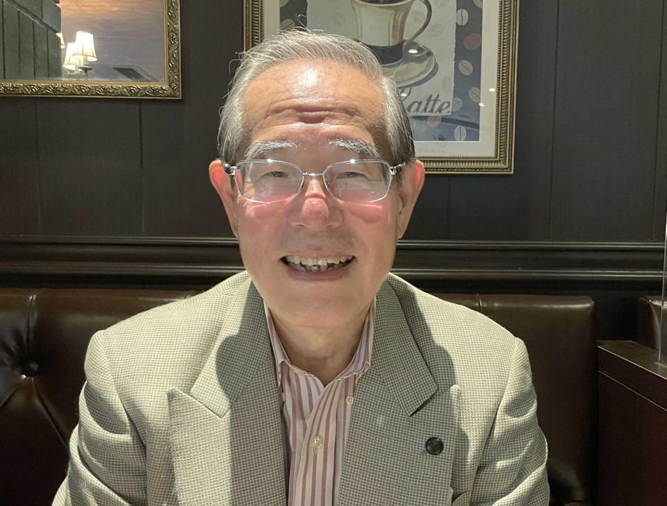 　沖縄キャンプ実現を語る小嶋武士氏