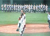 決勝で大阪桐蔭（手前）に敗れ、肩を落とす履正社ナイン＝大阪市南港中央野球場（撮影・北村雅宏）