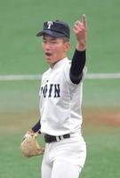 ９回２失点で完投勝利を挙げた大阪桐蔭・前田