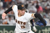 　１８セーブ目を挙げた大勢（撮影・佐々木彰尚）